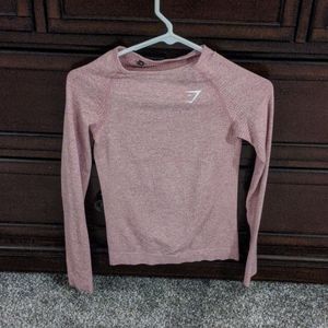 Gymshark long sleeve top (vital seamless)